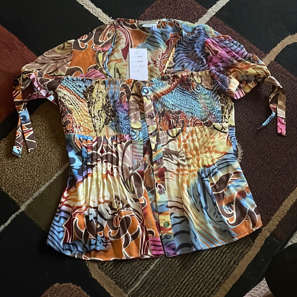 Peplum top. Never worn